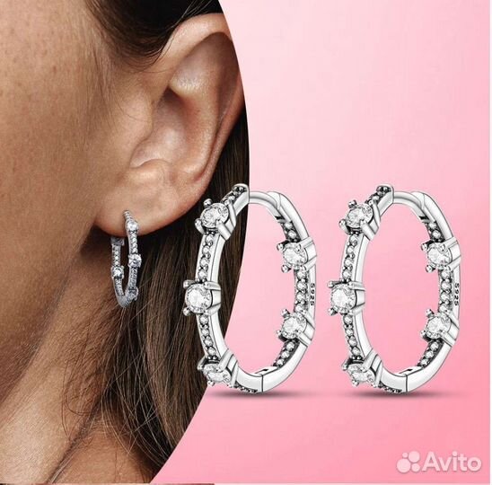 Серьги серебро 925 в подарок
