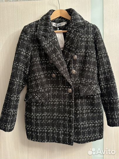Твидовый пиджак женский новый