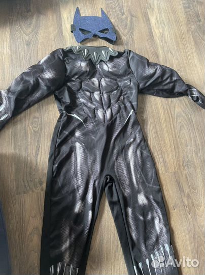 Костюм для мальчика черной пантеры с прессом
