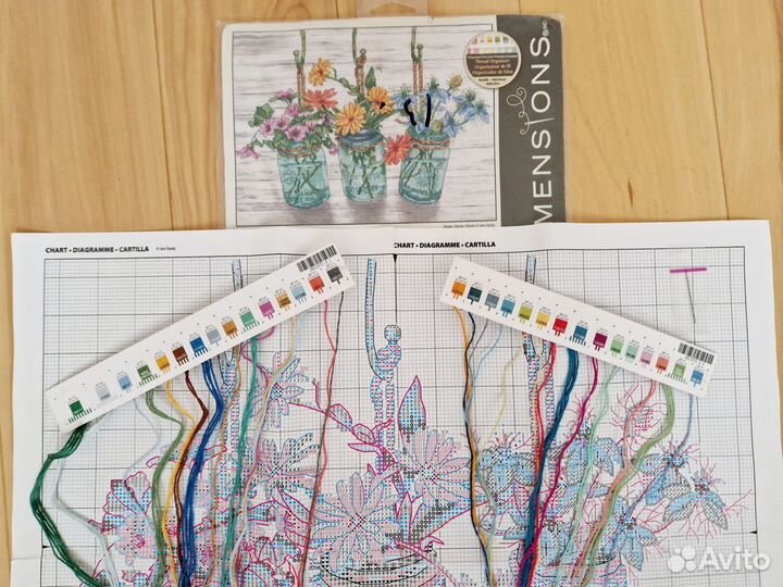 Остатки наборов для вышивания Dimensions