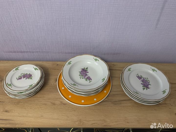 Тарелки Дулево Сирень