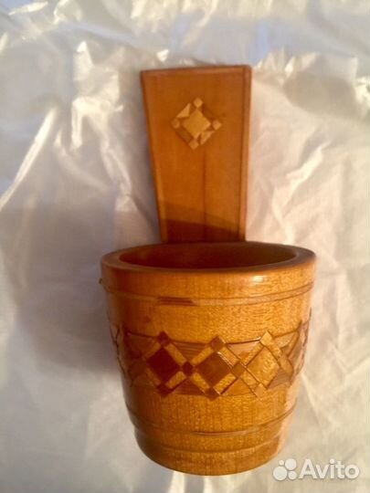 Солонка из СССР дерево