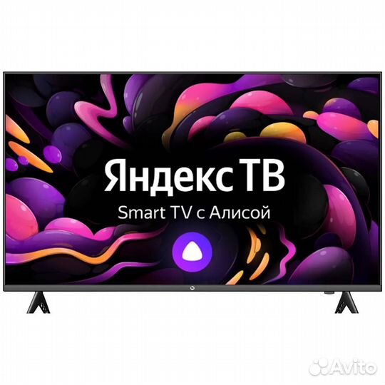 Телевизор 50 дюймов 4K UltraHD Яндекс тв с Алисой