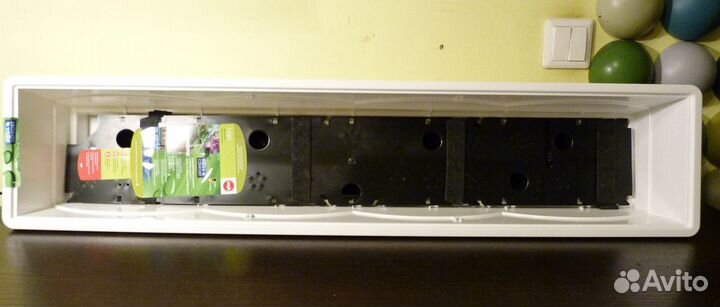 Балконный ящик для цветов с автополивом 100 см