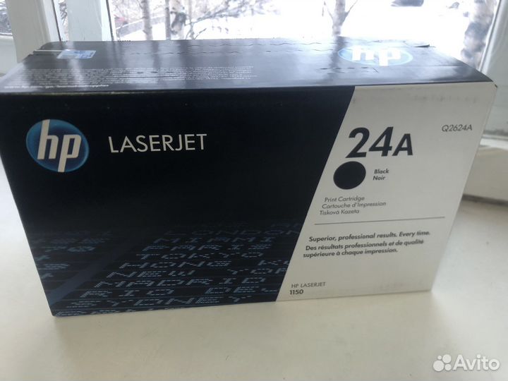 Картридж HP Q2624A, № 24A оригинальный