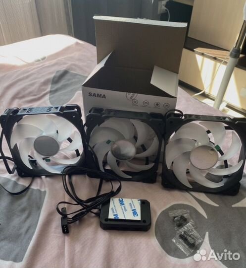 Вентиляторы аргб 6pin sama