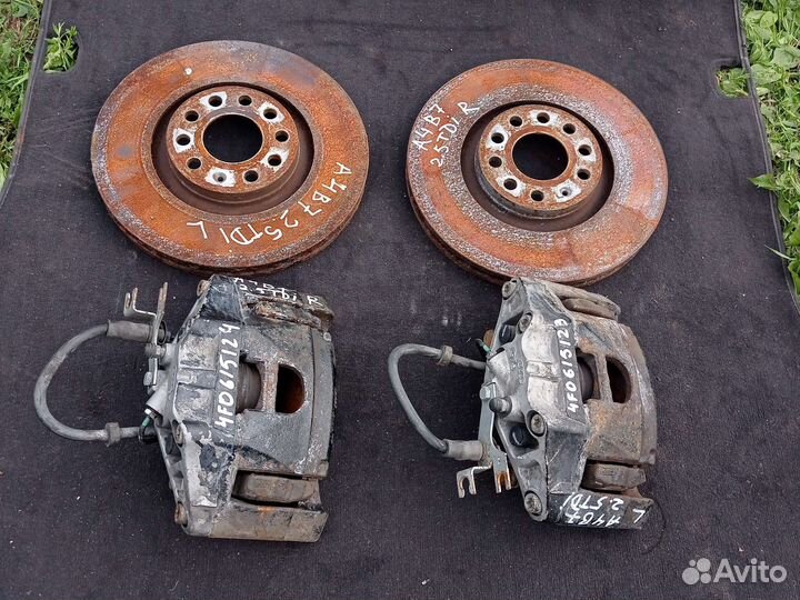 Комплект передних тормозов ауди а4 б7 320мм
