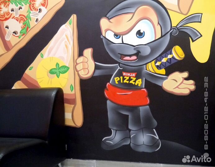 Художник. Роспись стен. Красноярск