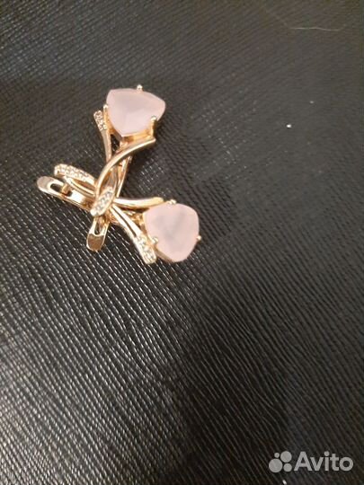 Серьги бижутерия с камушками