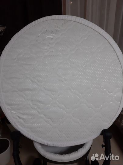 Круглый матрас 75х75 + Наматрасник непромакаемый