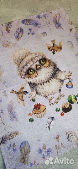 Полотенце рогожка