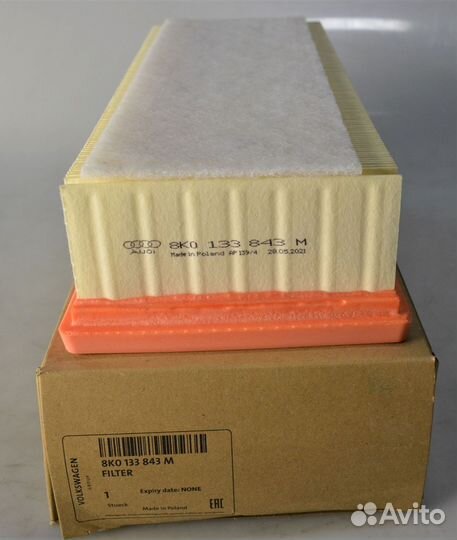 Фильтр воздушный 8K0133843M VAG