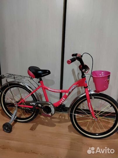 Детский велосипед для девочки Novatrack Bagira 20