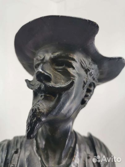 Бюст Дон-Кихот. Редкость. Касли 1979 год