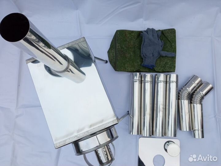 Печь для палатки Малая на 15 литров без экранов