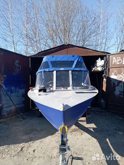 Моторная лодка мкм с мотором гладиатор 9.9 про(20)