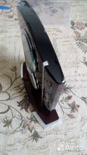 Домашняя метеостанция +часы.настольная дерево