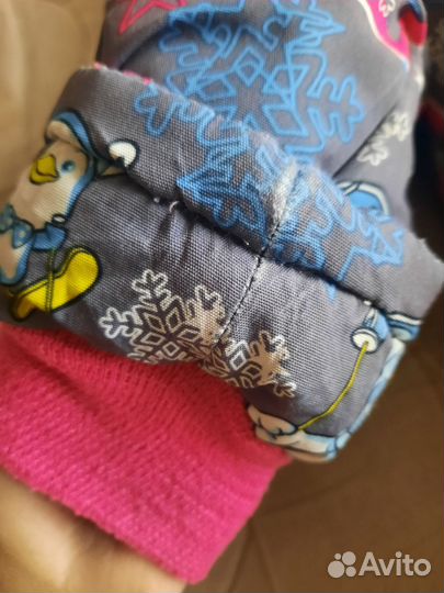 Зимний костюм для девочки 86 бу