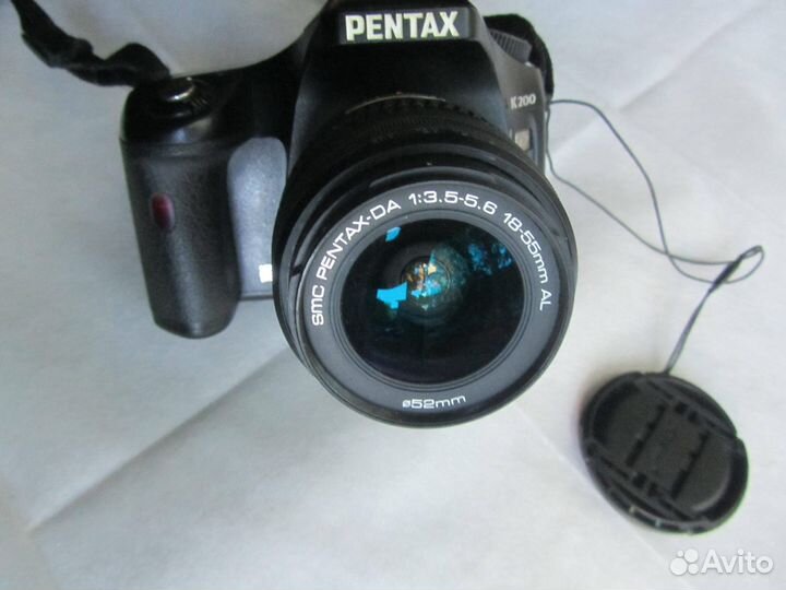 Зеркальный фотоаппарат Pentax K200D,объектив,сумка