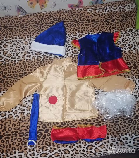 Новогодний костюм для мальчика Гномик