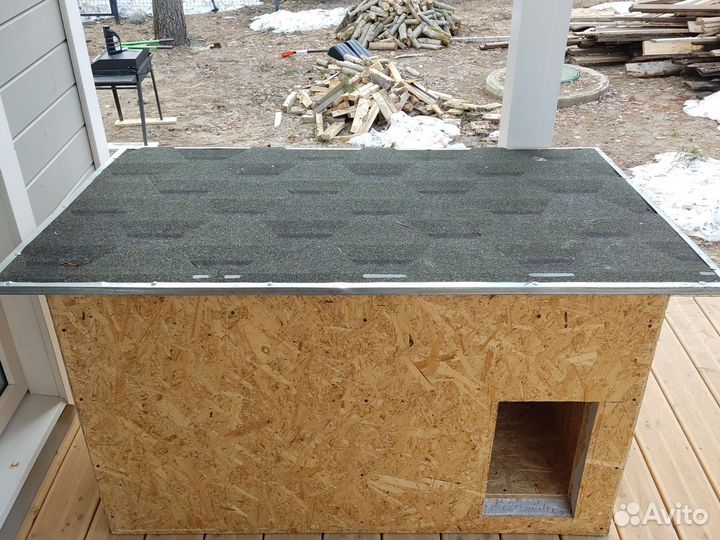 Будка для собаки утепленная