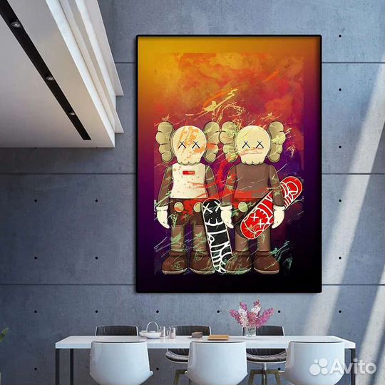 Популярные современные картины Bearbrick