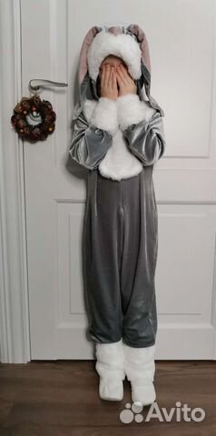 Новогодний костюм зайчика