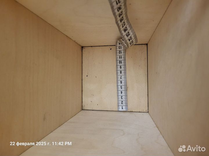 Ящик с канатной ручкой для цветов из фанеры