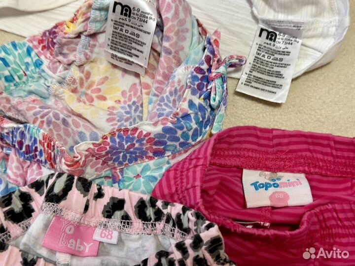 Одежда на девочку пакетом 68