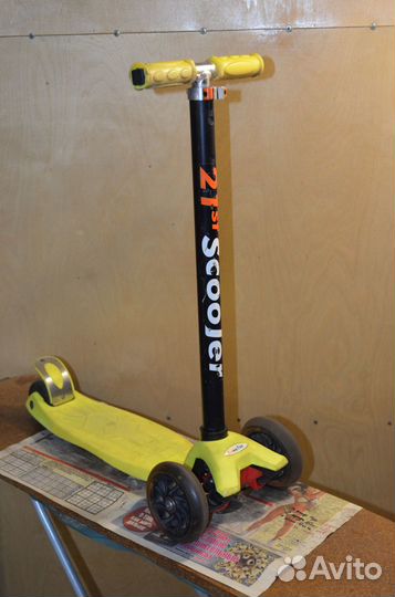 Самокат трехколесный scooter до 60 кг