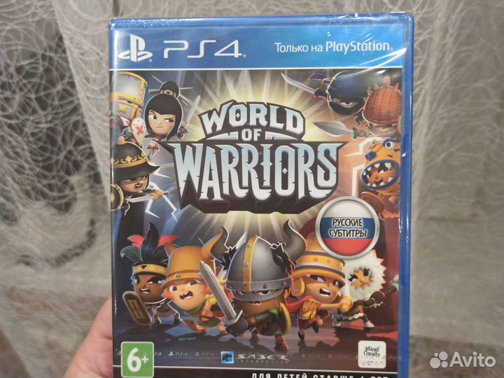 Детская игра ps4 World of Warriors (новый диск)