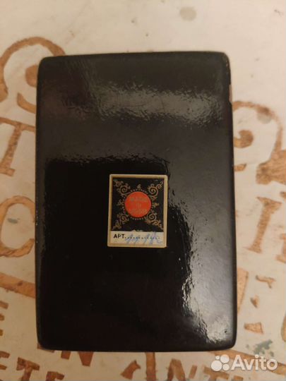 Шкатулка палех СССР Лебёдушка Мстера