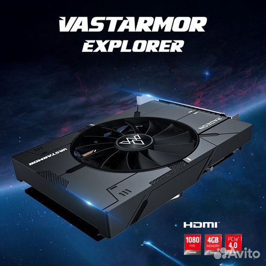 Vastarmor AMD Radeon RX 6500XT 4G в плёнке
