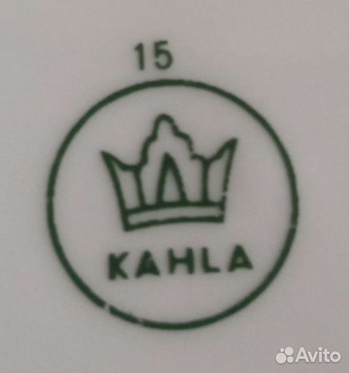 Тарелки гдр роза перламутр