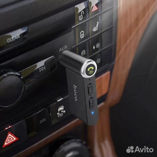 Автомобильный блютуз AUX адаптер 3,5 мм Hoco E58