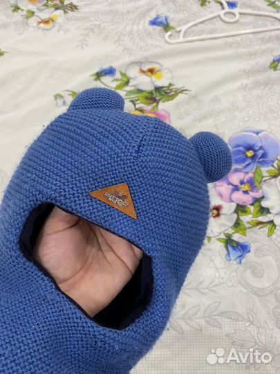 Шапка шлем зимний для мальчика