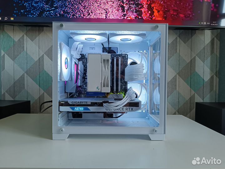 Игровой пк RTX 4060/Ryzen 5/32 Гб озу/SSD M.2