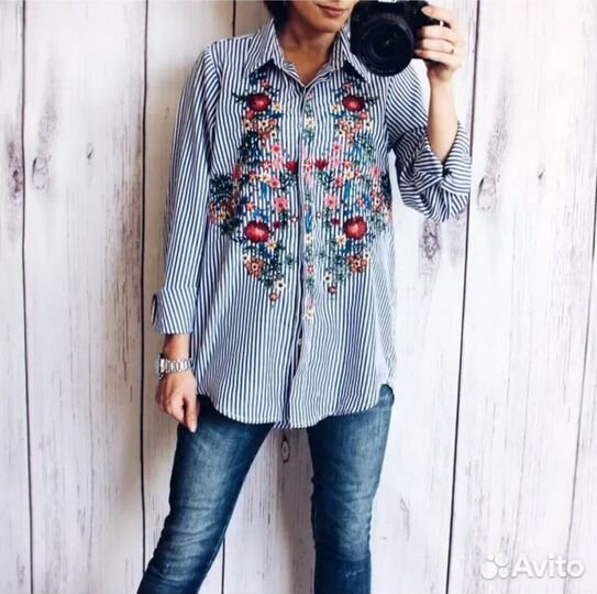 Рубашка Zara 46 48