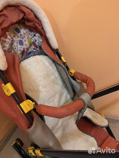 Коляска санки складные на колёсах