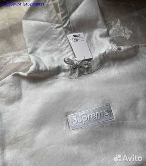 Крашенное худи Supreme и Maison Margiela