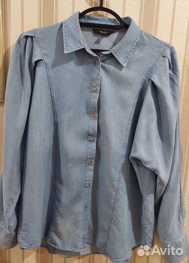 Massimo dutti рубашка джинсовая