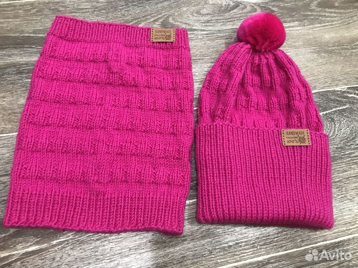 Шапка+снуд