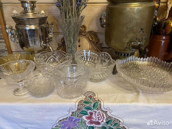 Хрусталь, стекло, посуда СССР