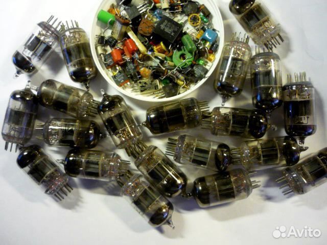 Радиолампа 6Н1пев, 6П 14П,Стабистор0.425Б5.5