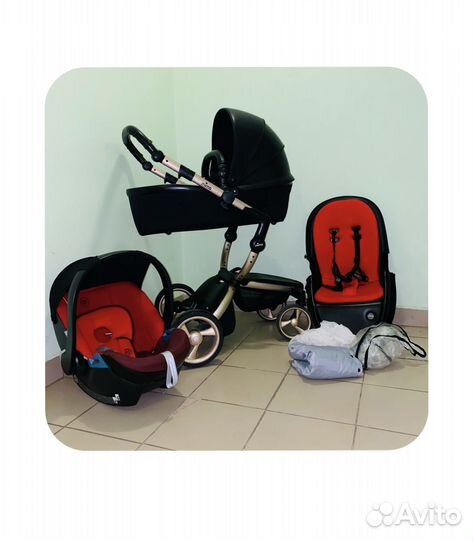Коляска mima xari 3 в 1 +cybex
