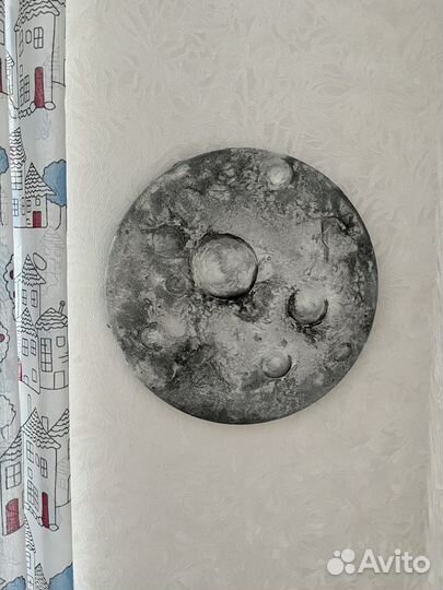 Интерьерная картина Луна, текстурная