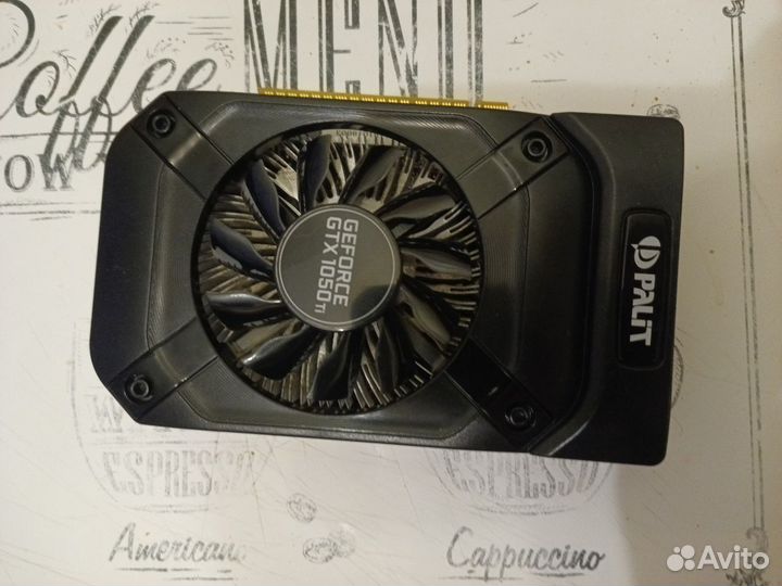Видеокарта gtx 1050ti 4gb palit