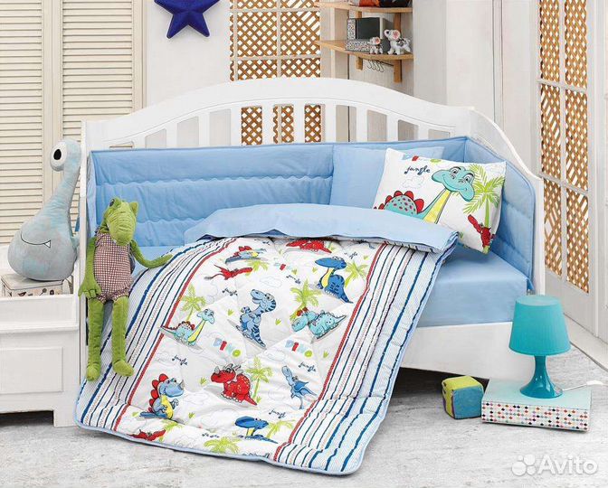 Детское постельное белье в детскую кроватку новое