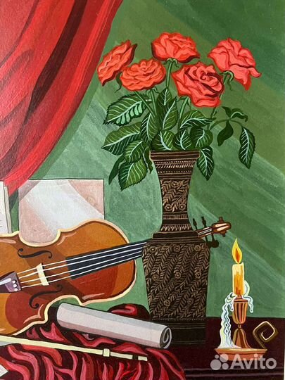 Картина акрилом