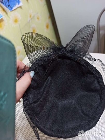 Шляпка с вуалью